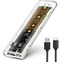 Корпус для SSD M2 NVMe AXFEE USB Type C 10 Гбит с поддержкой 2230 2242 2260 2280 без SSD